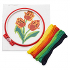 Набор для вышивания HP Kids 225 «Тюльпаны» 19*19 см 901450 в интернет-магазине Швейпрофи.рф