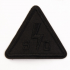 Термоаппликация №5659 «Треугольник» 5*5*5 см чёрный () (7А) в интернет-магазине Швейпрофи.рф