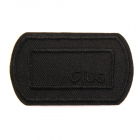 Термоаппликация №5657 «Clus» 3.5*6 см чёрный () в интернет-магазине Швейпрофи.рф