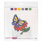Набор для вышивания HP ПК-170 «Бабочка и цветочек» 22*22 см 903857 в интернет-магазине Швейпрофи.рф