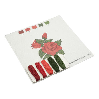 Набор для вышивания HP ПК-173 «Бархатные розы» 22*22 см 903860 в интернет-магазине Швейпрофи.рф