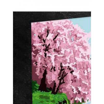 Картина по номерам Арт Узор 4448600 «Сакура на берегу» 30*40 см в интернет-магазине Швейпрофи.рф