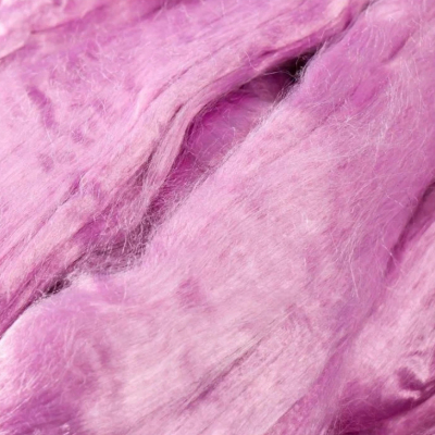 Шерсть для валяния вискоза  (уп. 50 г) Троицк 29 розовая сирень в интернет-магазине Швейпрофи.рф