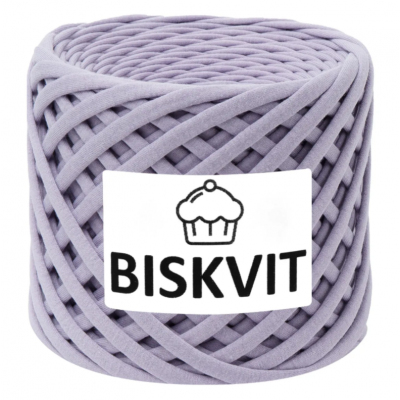 Пряжа Бисквит (Biskvit) (ленточная пряжа) лавандовое мороженое (ЛК) в интернет-магазине Швейпрофи.рф