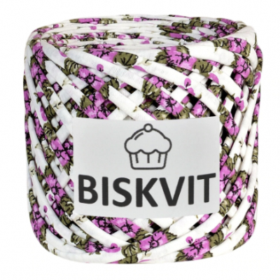 Пряжа Бисквит (Biskvit) (ленточная пряжа) душица (ЛК) в интернет-магазине Швейпрофи.рф