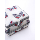 Шкатулка RT-4224 «Бабочки Эвриалы» квадрат 26*26*16 см в интернет-магазине Швейпрофи.рф