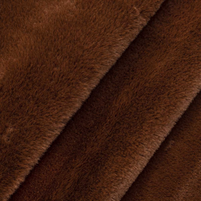 Мех короткий ворс 3-5 мм 100% п/э 50*50 см 6255816 коричневый в интернет-магазине Швейпрофи.рф