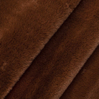Мех короткий ворс 3-5 мм 100% п/э 50*50 см 6255816 коричневый