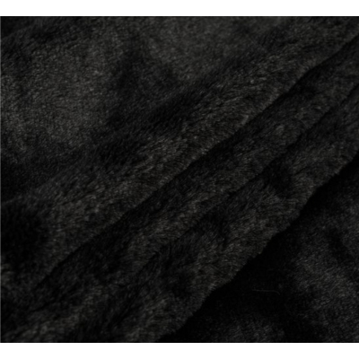 Мех короткий ворс 3-5 мм 100% п/э 50*50 см 5697352 черный в интернет-магазине Швейпрофи.рф
