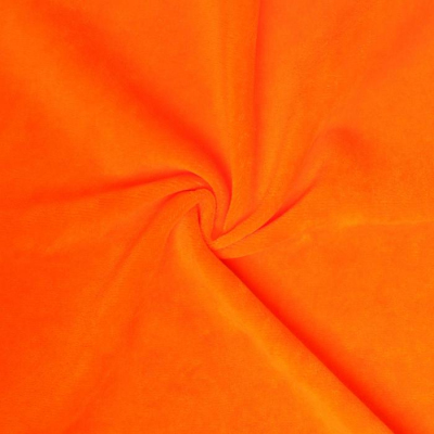 Ткань 45*50 см 7108022 «Велюр» оранжевый в интернет-магазине Швейпрофи.рф