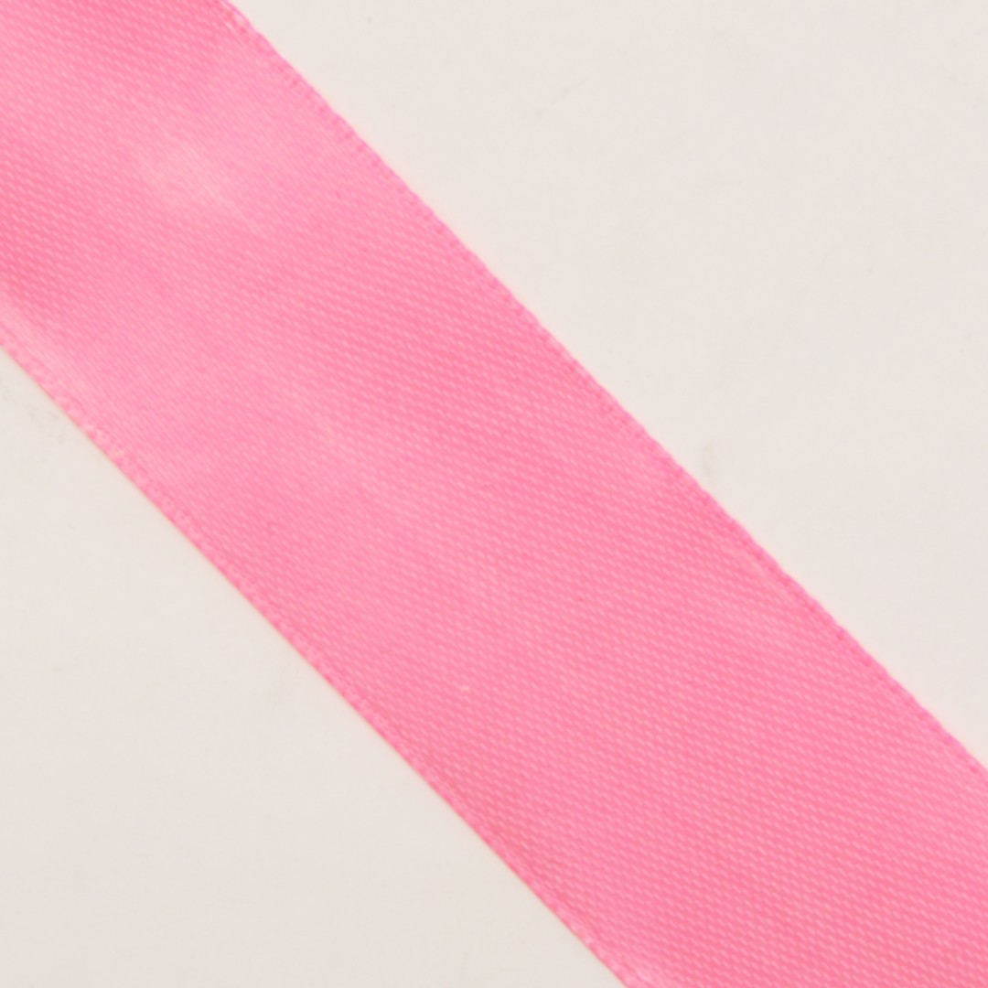Лента атласная 25 мм (рул. 22,86 м)  №012 яр. розовый