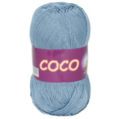 Пряжа Коко Вита (Coco Vita Cotton), 50 г / 240 м, 4337 дымчато-голубой в интернет-магазине Швейпрофи.рф