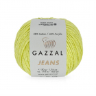 Пряжа Джинс-GZ (Gazzal, Jeans-GZ), 50 г / 170 м, 1126 св.салатовый