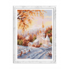 Набор для вышивания Чудесная Игла  №110-061 «Снежная обитель» 15*20 см