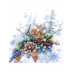 Набор для вышивания Чудесная Игла  №200-017 «Дух зимнего леса» 17*27 см в интернет-магазине Швейпрофи.рф