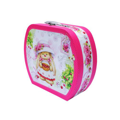 Коробка подарочная  Чемоданчик ZaikaMi  розовый 505620 30*25*11 см в интернет-магазине Швейпрофи.рф