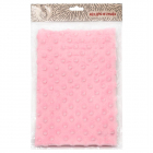 Ткань 45*50 см Плюш Minky dot 28896,розовый 100% п/э 615622 в интернет-магазине Швейпрофи.рф