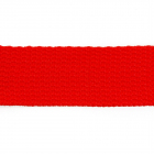 Ременная лента Китай 25 мм (рул. 50 м) 11 г/м красный 5.3
