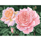 Алмазная мозаика Школа Талантов 5498155 «Розы на кусте» 15*21 см