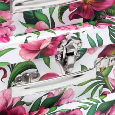 Коробка подарочная 7150365 чемодан «Сундук с цветами» 25*19*9см в интернет-магазине Швейпрофи.рф