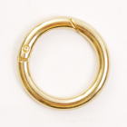 Карабин сумочный кольцо 30 мм золото Р