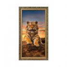 Алмазная мозаика АЖ-4142 «Довольный тигр» 30*60 см