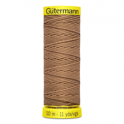 Нитки п/э Гутерман GUTERMAN Elastic 10 м для сборок и рюшей 744557 (425007) 1028 коричневый в интернет-магазине Швейпрофи.рф