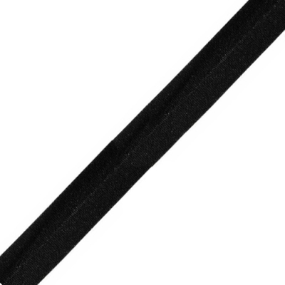 Косая бейка 15 мм стрейч 0511-0071 (уп. 132 м)  чёрный в интернет-магазине Швейпрофи.рф
