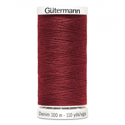 Нитки п/э Гутерман GUTERMAN DENIM №50  100 м для джинсовой ткани 700160 (7726582) 4495 т.красный в интернет-магазине Швейпрофи.рф