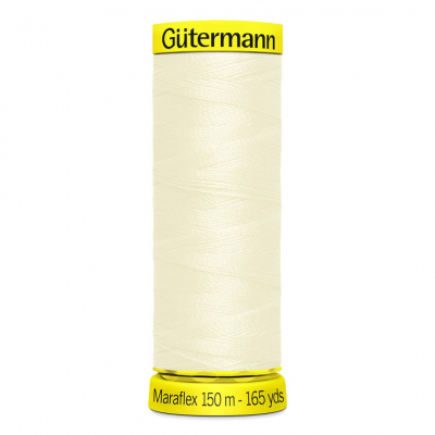 Нитки п/э Гутерман GUTERMAN Maraflex №150  150 м для трикотажных материалов 777000 1 молочный в интернет-магазине Швейпрофи.рф