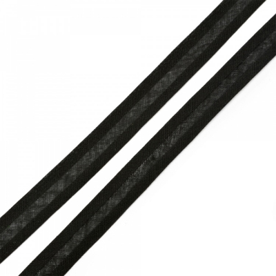 Косая бейка 15 мм х/б  (уп. 132 м)  черный 080 в интернет-магазине Швейпрофи.рф