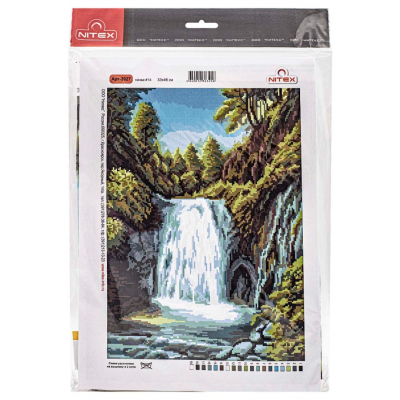 Набор для вышивания Нитекс 2027 «Водопад» 30*42 см в интернет-магазине Швейпрофи.рф