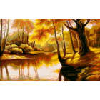 Набор для вышивания Нитекс 2028 «Осенний пейзаж» 33*48 см
