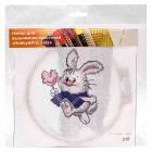Набор для вышивания HP Kids 210 «Зайка с леденцом» 19*18 см 501142 в интернет-магазине Швейпрофи.рф