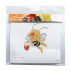 Набор для вышивания HP Kids 214 «Пчелка» 19*19 см 501146 в интернет-магазине Швейпрофи.рф