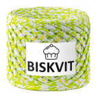Пряжа Бисквит (Biskvit) (ленточная пряжа) ромашка