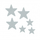 Светоотражающие наклейки на одежду 694706 «Звезды» в интернет-магазине Швейпрофи.рф