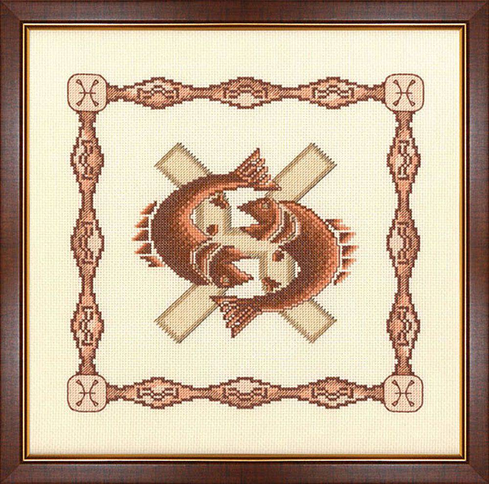 Набор для вышивания Золотое руно Г-003 «Знаки зодиака. Рыбы»