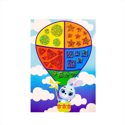 Мозаика EVA стикеры «На воздушном шаре» 7550936 15*21 см в интернет-магазине Швейпрофи.рф