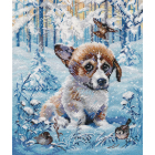 Набор для вышивания Овен №1482 «Снежок» 20*22 см в интернет-магазине Швейпрофи.рф