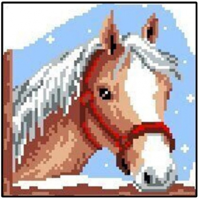 Набор для вышивания Гелиос № 89 «Лошадь» 18*20 см в интернет-магазине Швейпрофи.рф
