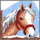 Набор для вышивания Гелиос № 89 «Лошадь» 18*20 см