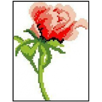 Набор для вышивания Гелиос № 81 «Роза» 18*20 см в интернет-магазине Швейпрофи.рф