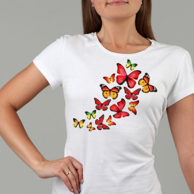 Термотрансфер 2663389 «Бабочки» 11*19,5 см в интернет-магазине Швейпрофи.рф