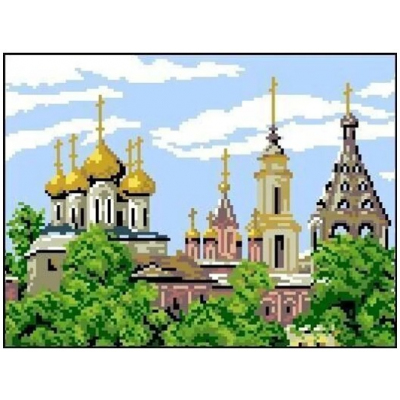 Набор для вышивания Гелиос И-03 Церкви Кремля 20*25 см в интернет-магазине Швейпрофи.рф