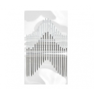 Иглы ручные PONY 01878 № 7 BLACK Sharps универс. белое ушко (наб.20 шт.) в интернет-магазине Швейпрофи.рф