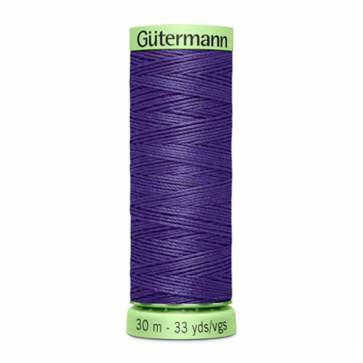 Нитки п/э Гутерман GUTERMAN TOP STITCH №30  30 м для отстрочки 744506 (132013) фиолетовый джинс 086 в интернет-магазине Швейпрофи.рф
