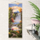 Картина по номерам Molly KH0004  «Водопад» панно 35*90 см в интернет-магазине Швейпрофи.рф