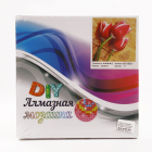 Алмазная мозаика DIY (с рамкой) MF-29021 «Тюльпаны» 20*20 см в интернет-магазине Швейпрофи.рф