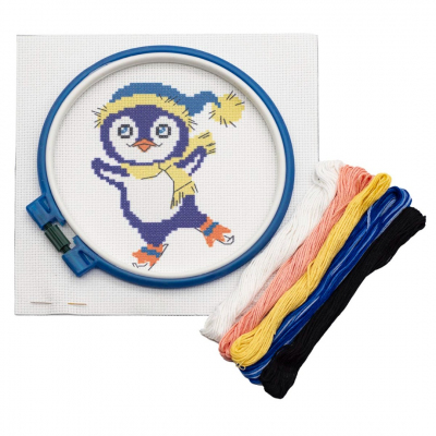 Набор для вышивания HP Kids 223 «Пингвинчик» 19*19 см 900197 в интернет-магазине Швейпрофи.рф